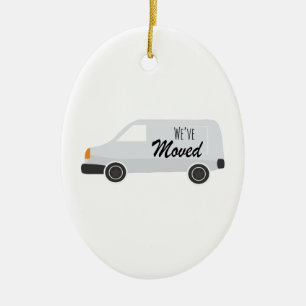 Weve Moved Keramisch Ornament