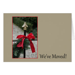 We've Moved - New Address Christmas Card