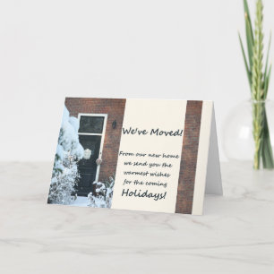 We've Moved - New Address Christmas Card Feestdagen Kaart