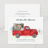 We've Moved New Year Moving Announcement Card Aankondiging (Voorkant / Achterkant)