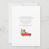 Weve Moved Red Truck Moving Announance Aankondiging (Achterkant)