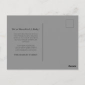 Weve Moved to Los Angeles Faire-part Carte postale (Dos)