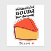 Weven is Gouda voor de Sticker van soep (Vel)