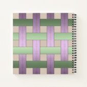 weven met mand, lint notitieboek (Achterkant)