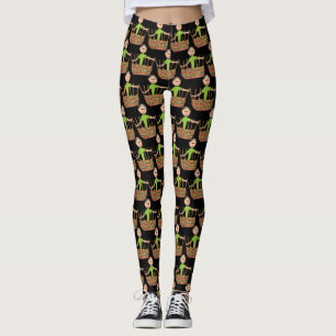 Weven van mandje leggings