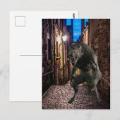 Wewolf in de Stad Briefkaart (Voorkant / Achterkant)