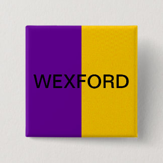 Wexford Flag Pin Badge Vierkante Button 5,1 Cm