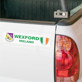 Wexford Ireland Crest en Irish Flag Bumpersticker