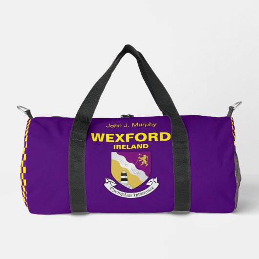 Wexford Ireland - Iers Gepersonaliseerd Plunjezak (Voorkant)