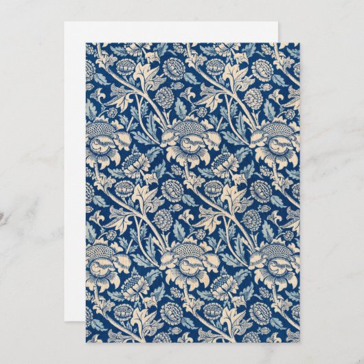 Wey, 1883 door William Morris Feestdagenkaart (Voorkant / Achterkant)