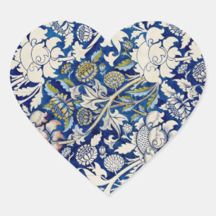 Wey, van William Morris Beauful Art Hart Sticker