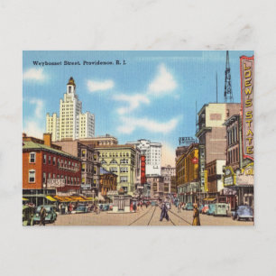 , Weybosset Street, Providence Rhode Island Briefkaart