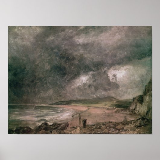 Weymouth Bay met naderend Storm Poster (Voorkant)