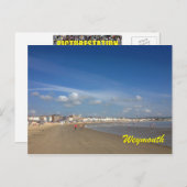 Weymouth Beach Briefkaart (Voorkant / Achterkant)