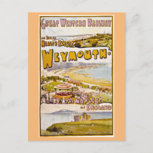 Weymouth, Dorset, Engeland, Train Excursion Briefkaart