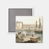 Weymouth Harbour uit 'A Voyage Around Great Brit' Magneet (Voorkant / Achterkant)
