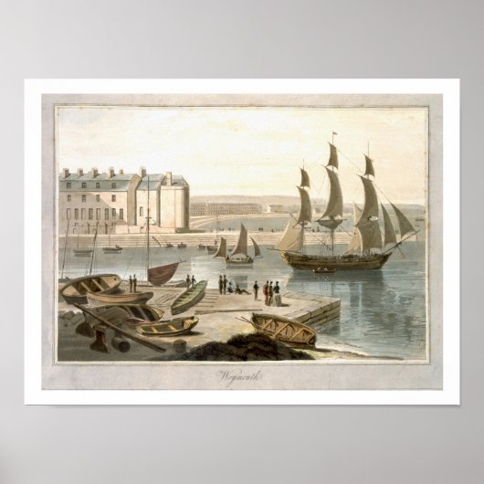 Weymouth Harbour uit 'A Voyage Around Great Brit' Poster (Voorkant)