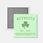 Weymouth MA Magnet Magneet (Voorkant / Achterkant)