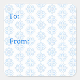Wezel Sneeuwvlok Sticker