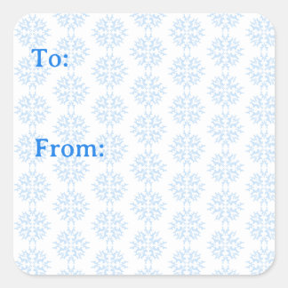Wezel Sneeuwvlok Sticker