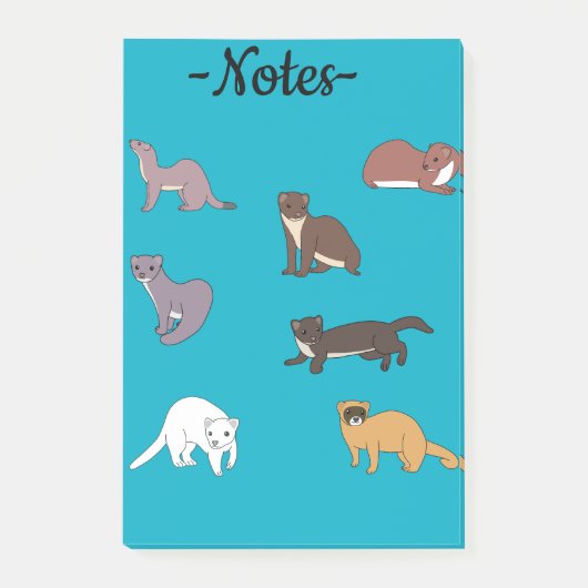 Wezels post-it® notes (Voorkant)