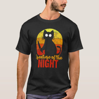 Wezen Van De Nacht Kat Gruwelijke Bloederige Hallo T-shirt