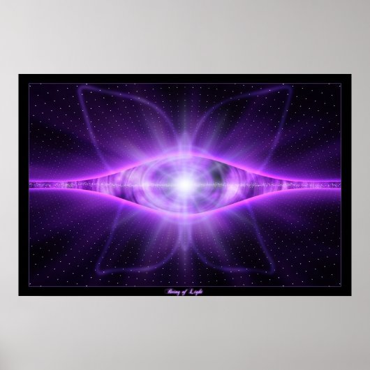 Wezen van licht poster (Voorkant)