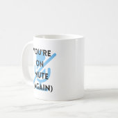 WFH on Mute Coffee Mok ZIE BEIDE ZIJDEN (Voorkant links)