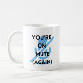 WFH on Mute Coffee Mok ZIE BEIDE ZIJDEN (Links)