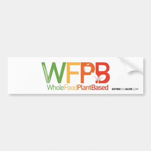 WFPB logo - lichtbumpersticker Bumpersticker (Voorkant)