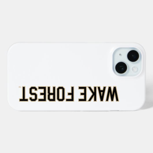 WFU | Wake Forest Case-Mate iPhone Case (Achterkant (horizontaal))