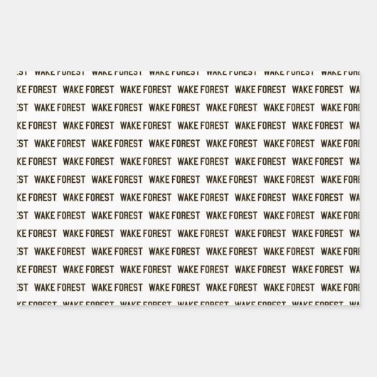 WFU | Wake Forest Inpakpapier Vel (Voorkant)