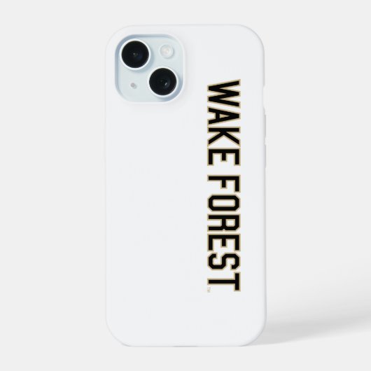 WFU | Wake Forest iPhone 15 Hoesje (Achterkant)