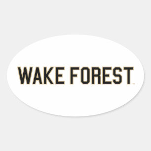 WFU   Wake Forest Ovale Sticker