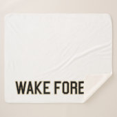 WFU | Wake Forest Sherpa Deken (Voorkant (horizontaal))