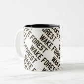 WFU | Wake Forest Tweekleurige Koffiemok (Voorkant links)