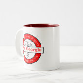 WGARS Cup Tweekleurige Koffiemok (Voorkant links)