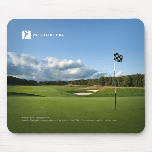 WGT Bethpage Black Mousepad 01 Muismat (Voorkant)