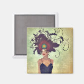 WH 002 Gotische kunst Magneet (Voorkant / Achterkant)