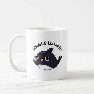 Wha-le-lujah Funny Orca Whale Pun Koffiemok