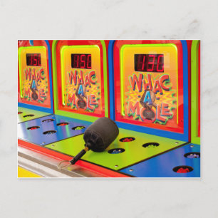 Whac A Mole Arcade Game Briefkaart