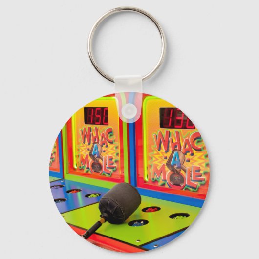 Whac A Mole Arcade Game Sleutelhanger (Voorkant)