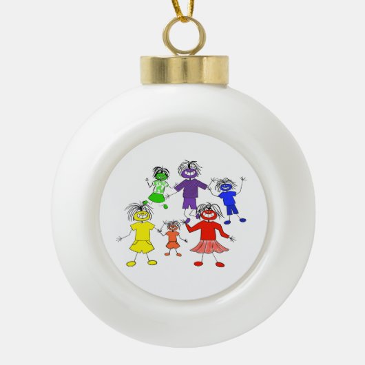 Whack-A-Do Keramische Bal Ornament (Voorkant)