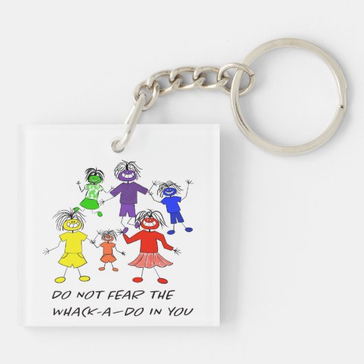 Whack-A-Do Sleutelhanger (Achterkant)