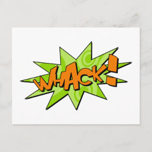 Whack Comic Book Briefkaart