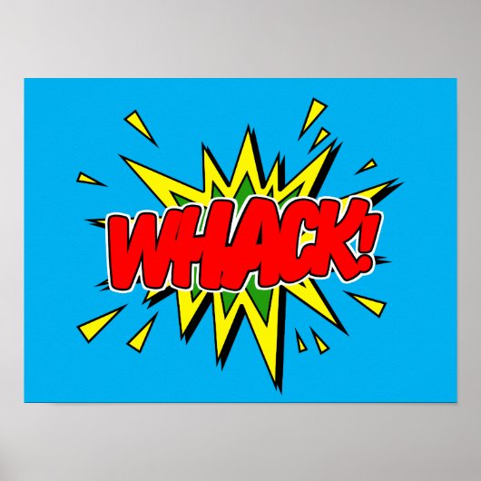 Whack - Comic Sign/Poster Poster (Voorkant)