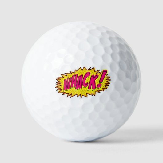 **WHACK* GOLF BALLS GOLFBALLEN (Voorkant)