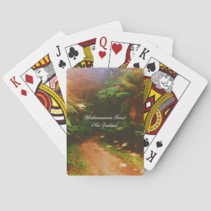 Whakarewarewa-bos, Rotorua, Nieuw-Zeeland Pokerkaarten
