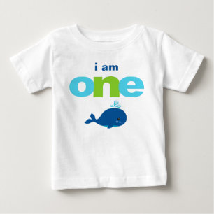 Whale 1st Birthday T-shirt Toddler Baby Kind
