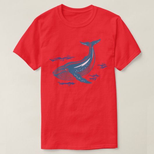 Whale 8 t-shirt (Design voorkant)